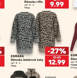 ESMARA Dámske žakárové šaty