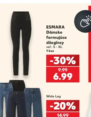 ESMARA Dámske formujúce džegínsy