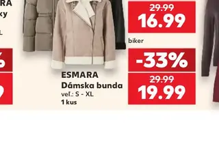 ESMARA Dámska bunda biker