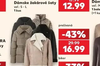 ESMARA Dámska bunda prešívaná