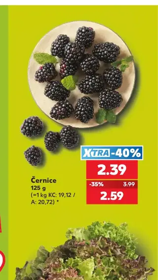 Černice 125 g