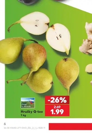 Hrušky Q-tee 1 kg