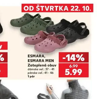 Esmara Zateplená obuv