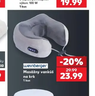 Weinberger Masážny vankúš na krk