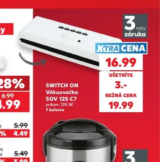 SWITCH ON Vákuovačka SOV 125 C7
