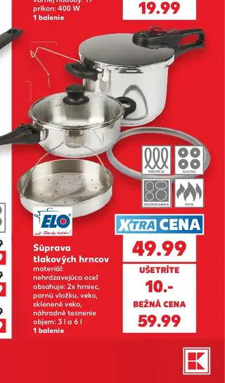 ELO Súprava tlakových hrncov
