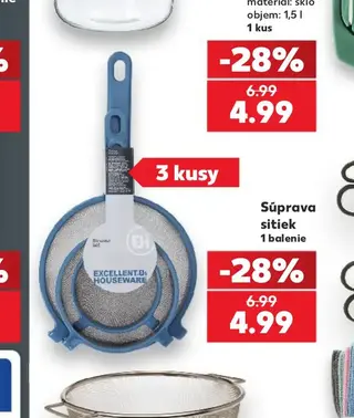 Súprava sitiek 3 kusy