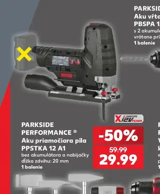 Parkside Performance Aku priamočiara píla PPSTKA 12 A1