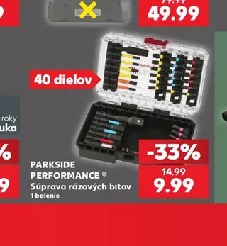 Parkside Performance Súprava rázových bitov
