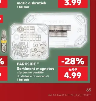Parkside Sortiment magnetov