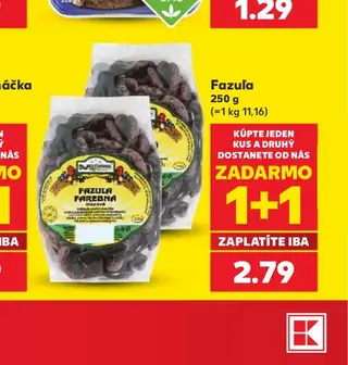 Fazuľa 250 g