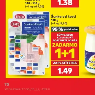 Šunka od kosti 100 g