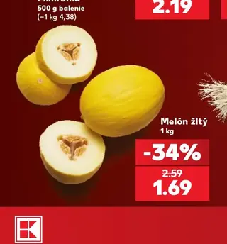 Melón žltý 1 kg