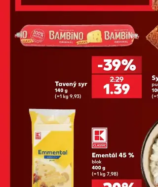 Tavený syr 140 g
