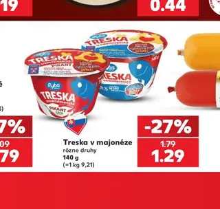 Treska v majonéze 140 g
