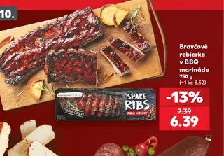 Bravčové rebierka v BBQ marináde 750 g