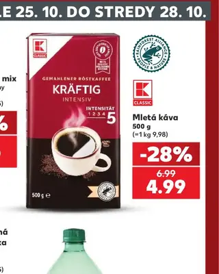 K-Classic Mletá káva 500 g
