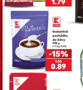 K-Classic Instantná pochúťka do kávy 200 g