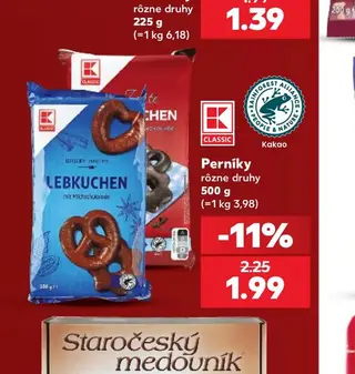K-Classic Perníky rôzne druhy 500 g