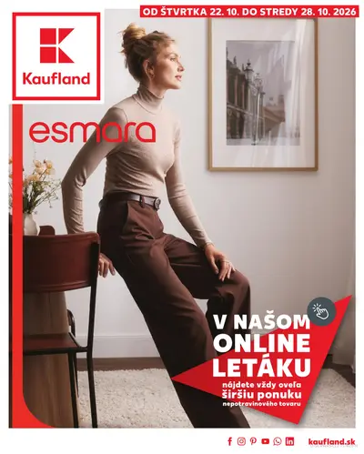Kaufland leták od 22. 10. 2026