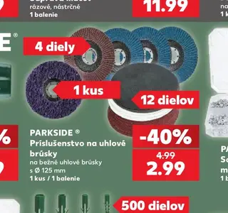 Parkside Príslušenstvo na uhlové brúsky s Ø 125 mm