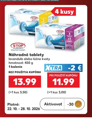 Stop vlhkosti Náhradné tablety levanduľa alebo lúčne kvety 450 g