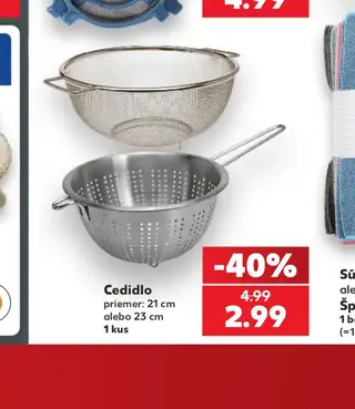Cedidlo priemer 21 cm alebo 23 cm