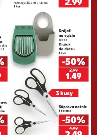 Krájač na vajcia alebo Držiak do drezu