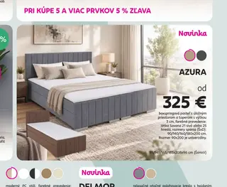 AZURA boxspringová posteľ