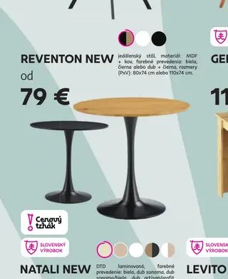 Reventon New jedálenský stôl