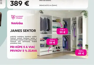 James Sektor typ 1