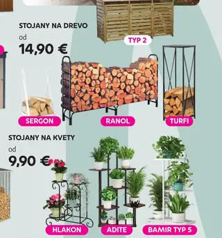 Stojany na drevo