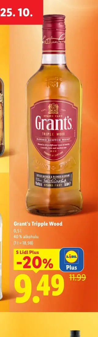 Grant's Tripple Wood 0,5 l