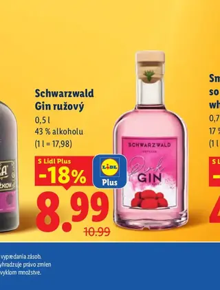 Schwarzwald Gin ružový 0,5 l