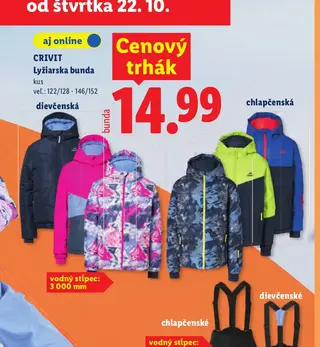 Crivit Lyžiarska bunda