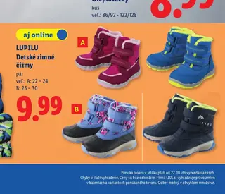Lupilu Detské zimné čižmy