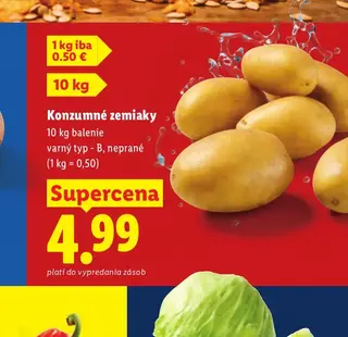 Konzumné zemiaky 10 kg
