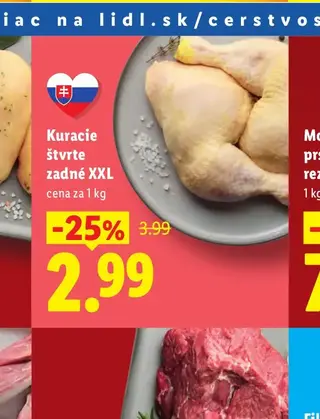 Kuracie štvrte zadné XXL