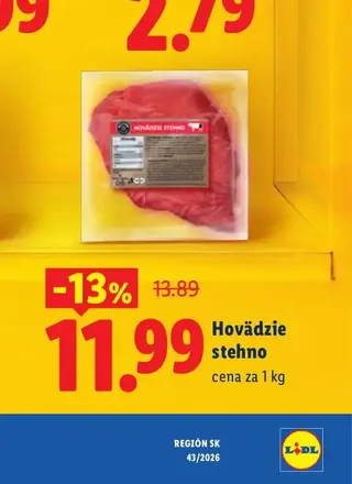 Hovädzie stehno