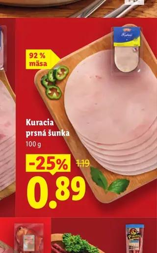 Kuracia prsná šunka 100 g