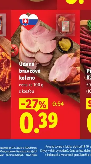 Údené bravčové koleno s kosťou