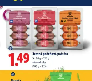 Jemná pečeňová paštéta 5 x 26 g