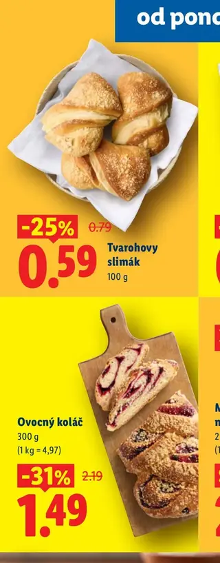 Tvarohový slimák 100 g