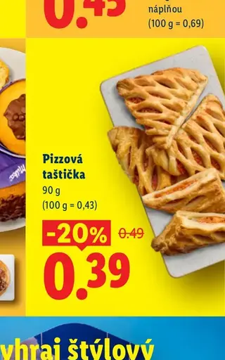 Pizzová taštička 90 g