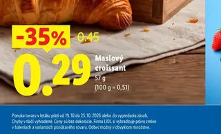 Maslový croissant 57 g