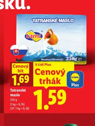Tatranské maslo 250 g
