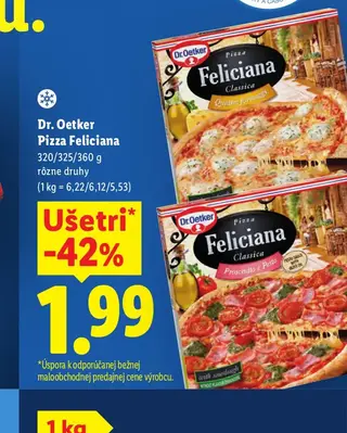Dr. Oetker Pizza Feliciana 320/325/360 g