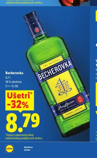 Becherovka 0,7 l