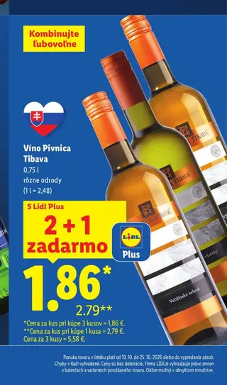 Víno Pivnica Tibava 0,75 l