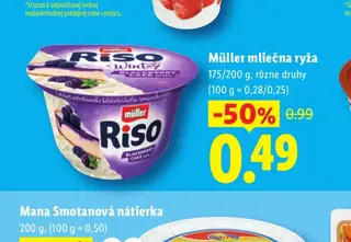 Müller mliečna ryža 175/200 g